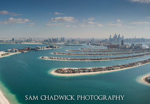 Aerial photograph of Dubai
